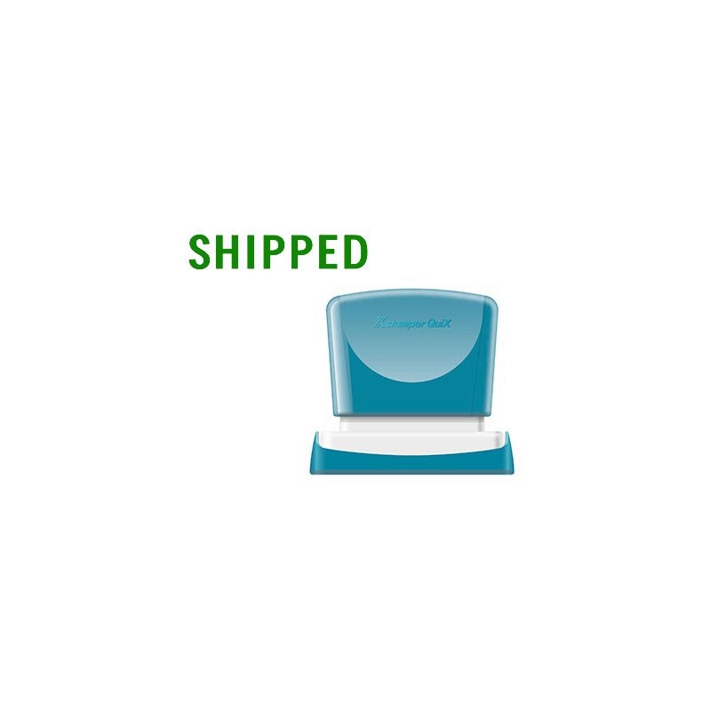 Sello x'stamper quix personalizable color verde medidas 13x49 mm q-13
