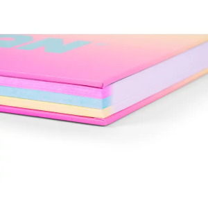 Cuaderno espiral milan coleccion sunset din a4 tapa dura 90 hojas 95 gr cuadricula 5 mm rosa