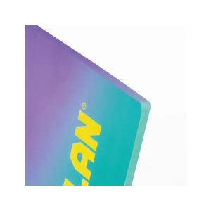 Libreta encolada milan coleccion sunset din a4 48 hojas 95 gr cuadricula 5mm turquesa