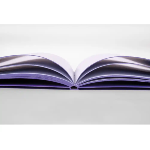 Libreta encolada milan coleccion sunset din a4 48 hojas 95 gr cuadricula 5mm lila