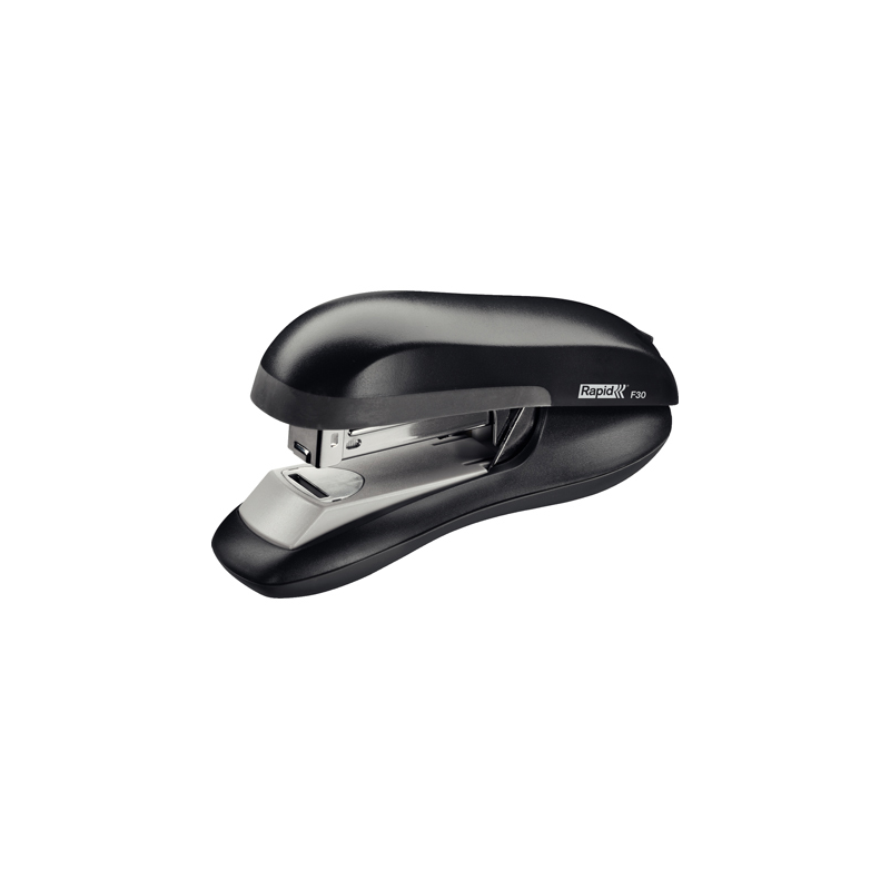 Grapadora rapid f30 plastico abs color negro capacidad 30 hojas usa grapas 24/6 y 26/6