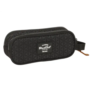 Bolso escolar portatodo safta doble reciclado blackfit8 old school 80x210x60 mm