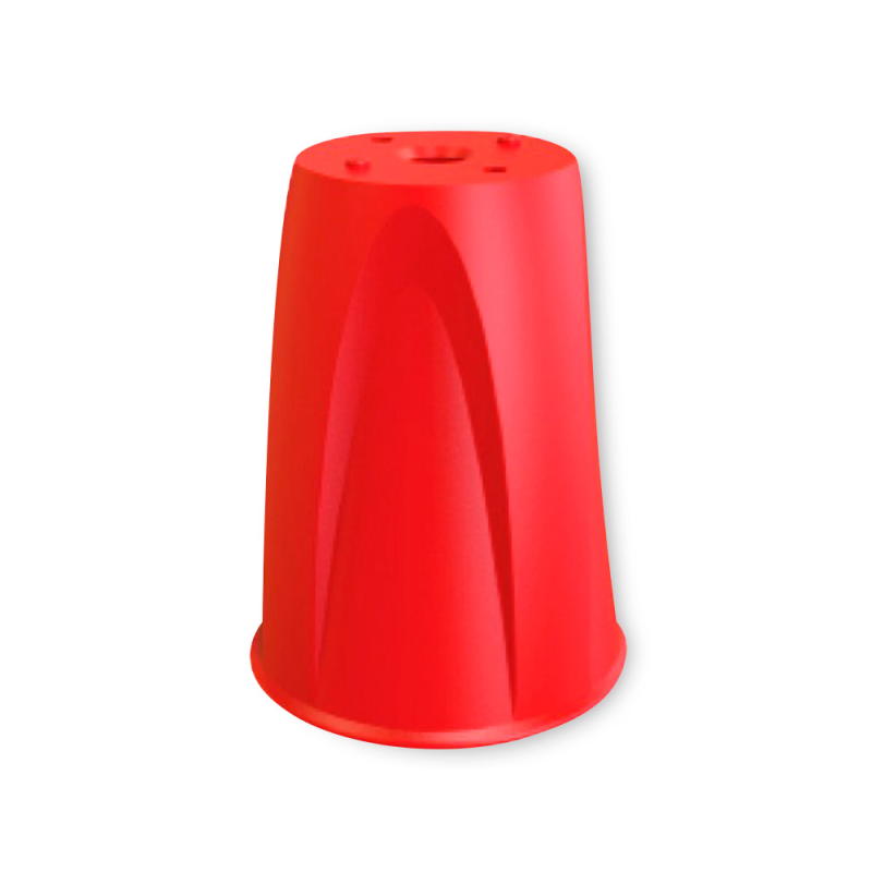 Adaptador para cono faru rojo alto 120 mm diametro 90 mm