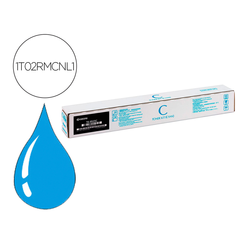 Toner kyocera tk-8525c cyan para taskalfa 4052ci (1t02rmcnl0)