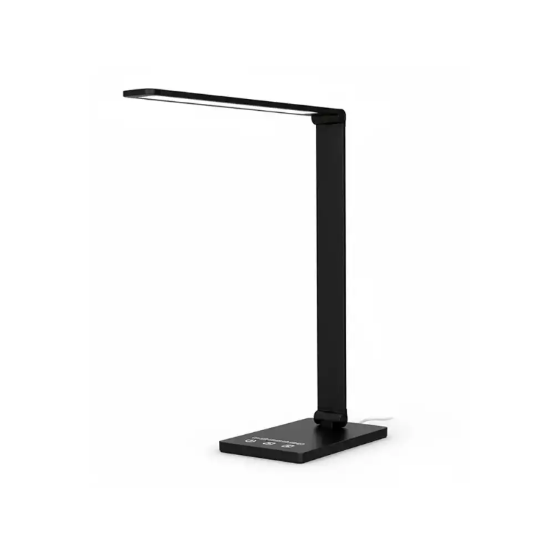 Lampara de escritorio q-connect vega led 10w 400 lm tactil 5 niveles de color brillo regulable color negro