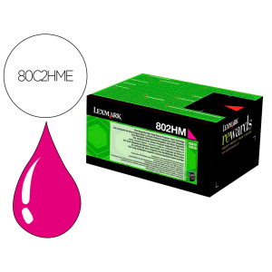 Toner laser lexmark 80c2hme...