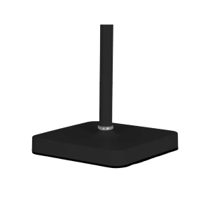 Lampara de escritorio q-connect nova led 2w 200 lm metalica tactil recargable usb-c color negro