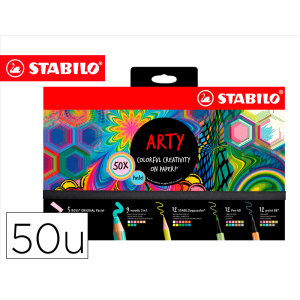Set stabilo creativo arty...
