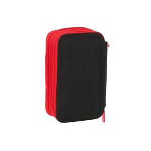 Plumier escolar safta triple 37 piezas spider-man 195x125x55 mm