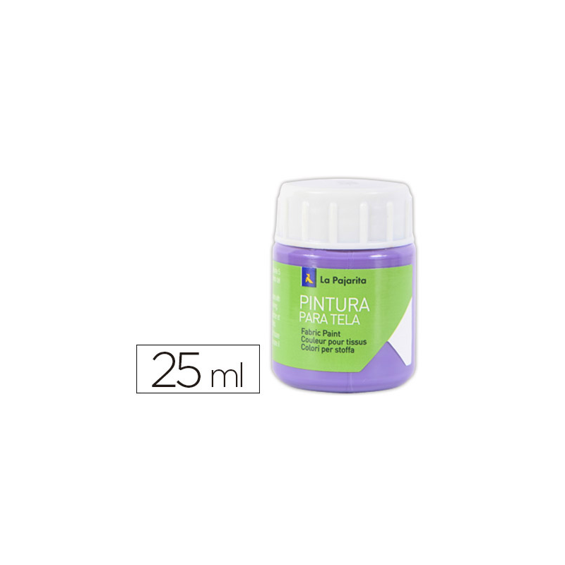 Pintura para tela la pajarita lila 25 ml