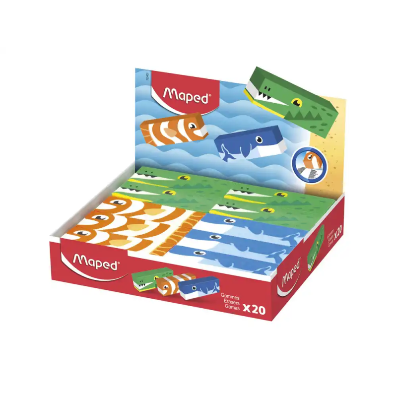 Gomas de borrar maped animales