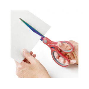 Tijeras staedtler norix 965 acero inoxidable mango ergonomico longitud 21 cm