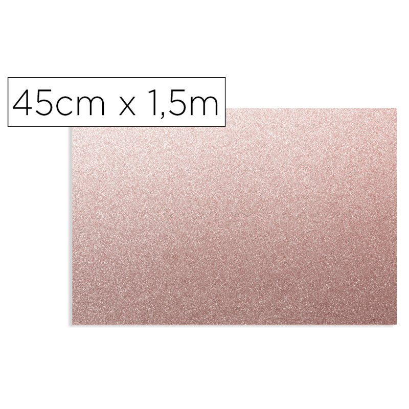 Rollo adhesivo d-c-fix rosa metal brillo ancho 45 cm largo 1,5 mt