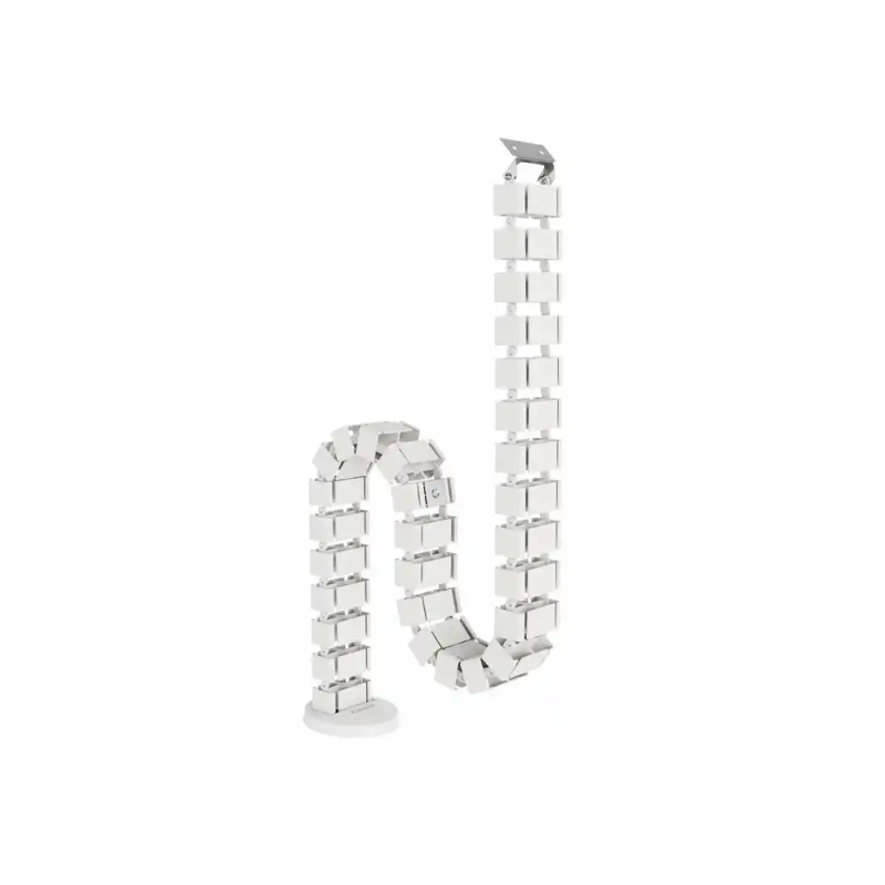 Organizador de cables fellowes extensible para escritorio longitud 1,3 m color blanco