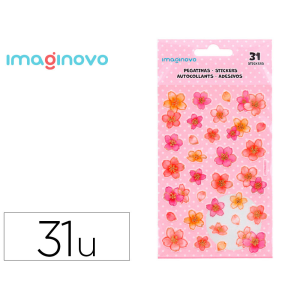Pegatinas imaginovo flores...