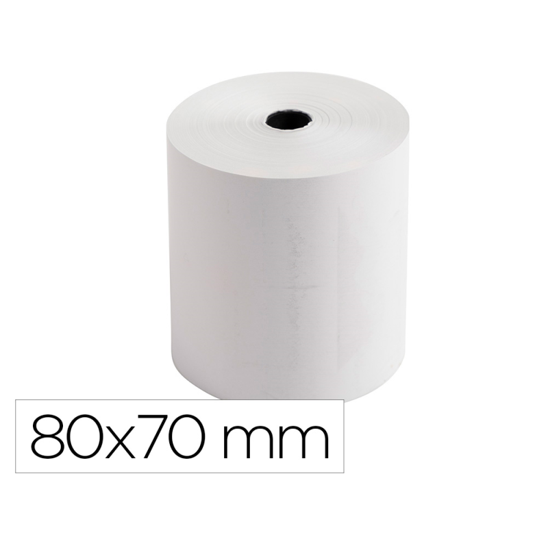 Rollo sumadora exacompta termico 80x70 mm 48 g/m2 sin bpa