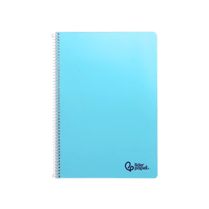 Cuaderno espiral liderpapel a4 smart tapa blanda 80h 75gr cuadro 3 mm con margen colores surtidos