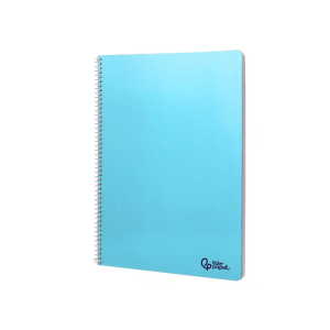 Cuaderno espiral liderpapel a4 smart tapa blanda 80h 75gr cuadro 3 mm con margen colores surtidos