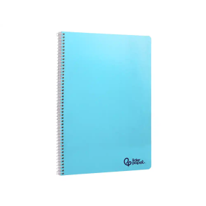 Cuaderno espiral liderpapel a4 smart tapa blanda 80h 75gr cuadro 3 mm con margen colores surtidos