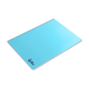 Cuaderno espiral liderpapel a4 smart tapa blanda 80h 75gr cuadro 3 mm con margen colores surtidos