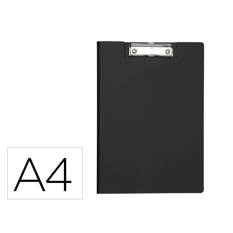 Portanotas maul balance din a4 carton reforzado 8 mm con pinza color negro