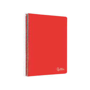 Cuaderno espiral liderpapel a4 witty tapa dura 120h 90gr cuadro 4mm con margen colores surtidos