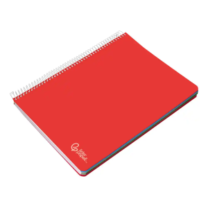 Cuaderno espiral liderpapel a4 witty tapa dura 120h 90gr cuadro 4mm con margen colores surtidos