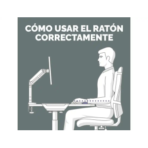 Reposamuñecas fellowes mini breyta negro 190x70x25 mm