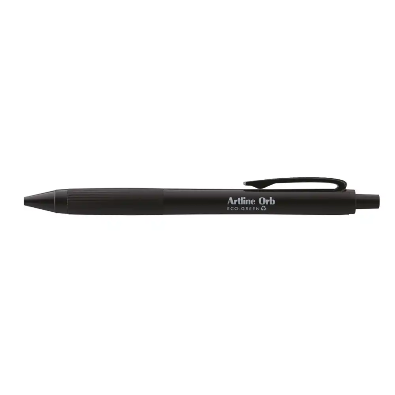 Boligrafo artline orb eco green retractil 1 mm negro