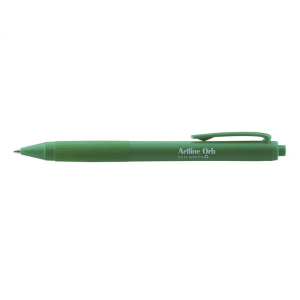 Boligrafo artline orb eco green retractil 1 mm verde