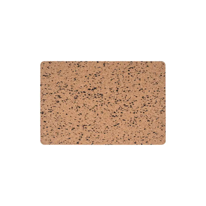 Tablero corcho sin marco bi-office eco doble cara con goma eva negra 600x400 mm