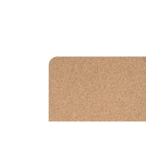 Tablero corcho sin marco bi-office eco doble cara con goma eva negra 600x400 mm