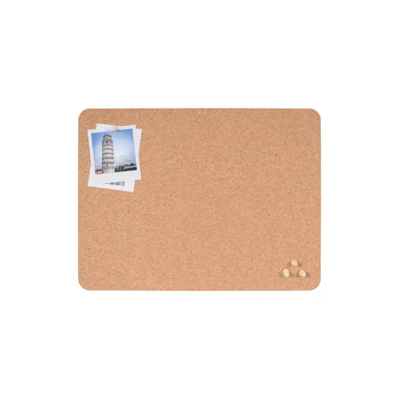 Tablero corcho sin marco bi-office eco doble cara 400x300 mm