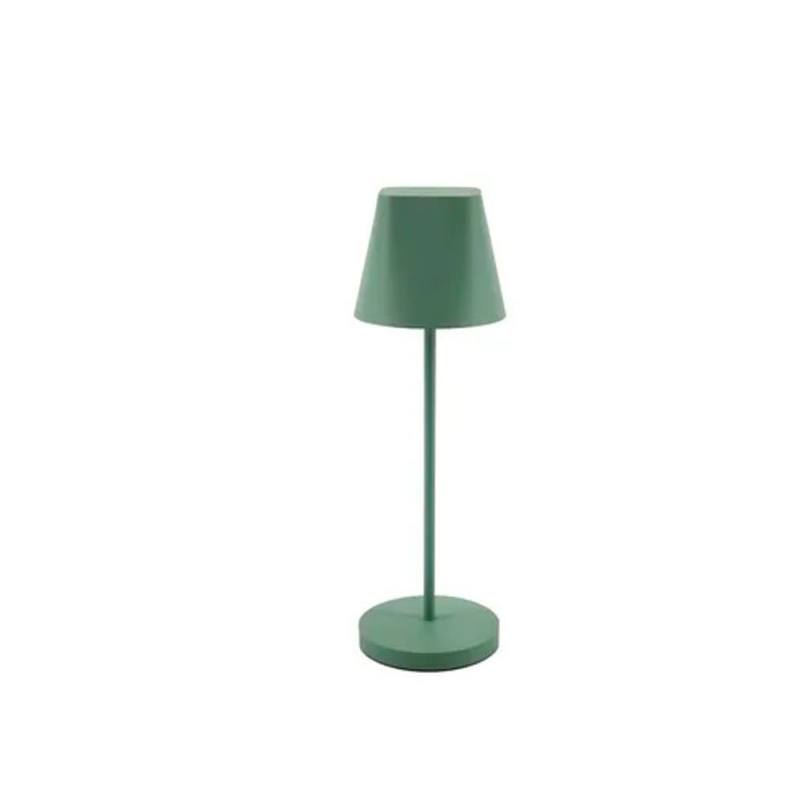 Lampara de escritorio unilux 13w 150lm recargable autonomia 6 horas verde