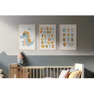 Pizarra blanca bi-office magnetica acero lacado blanco marco de madera con numeros para niños 600x450 mm