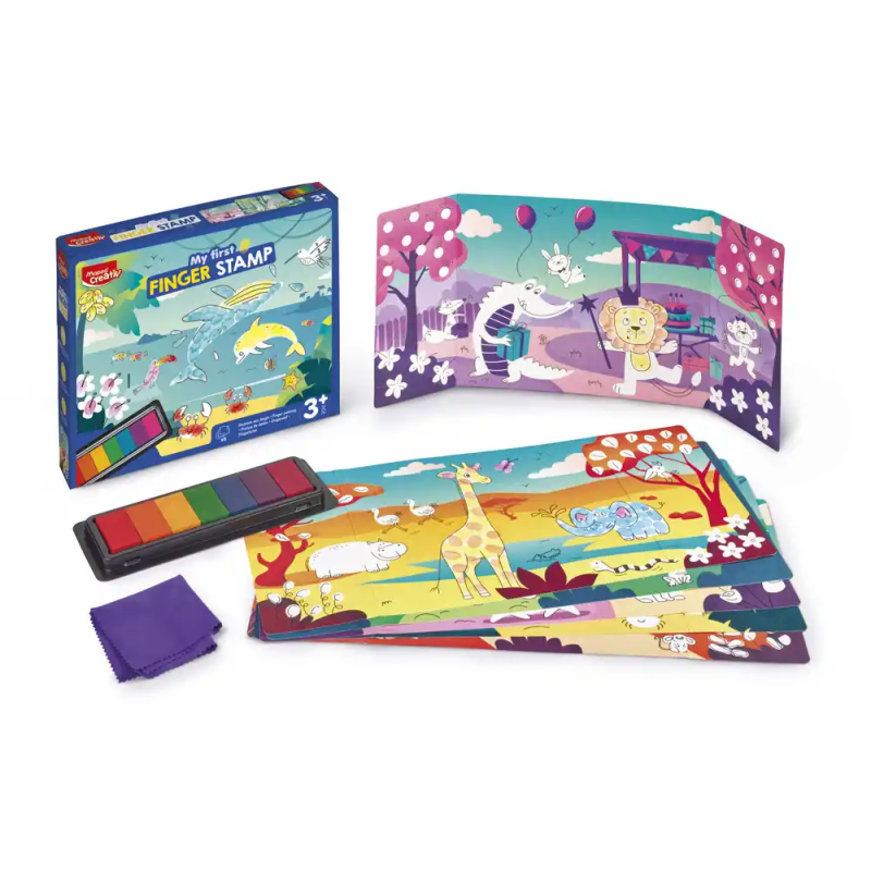 Juego educativo maped creativ my first finger stamp