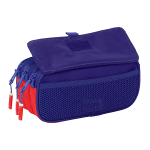 Bolso escolar portatodo safta triple big atletico de madrid 100x215x80 mm