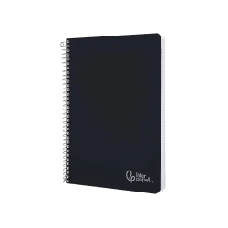 Cuaderno espiral liderpapel a4 witty tapa dura 80h 90gr rayado horizontal con margen color negro