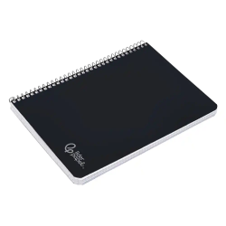 Cuaderno espiral liderpapel a4 witty tapa dura 80h 90gr rayado horizontal con margen color negro
