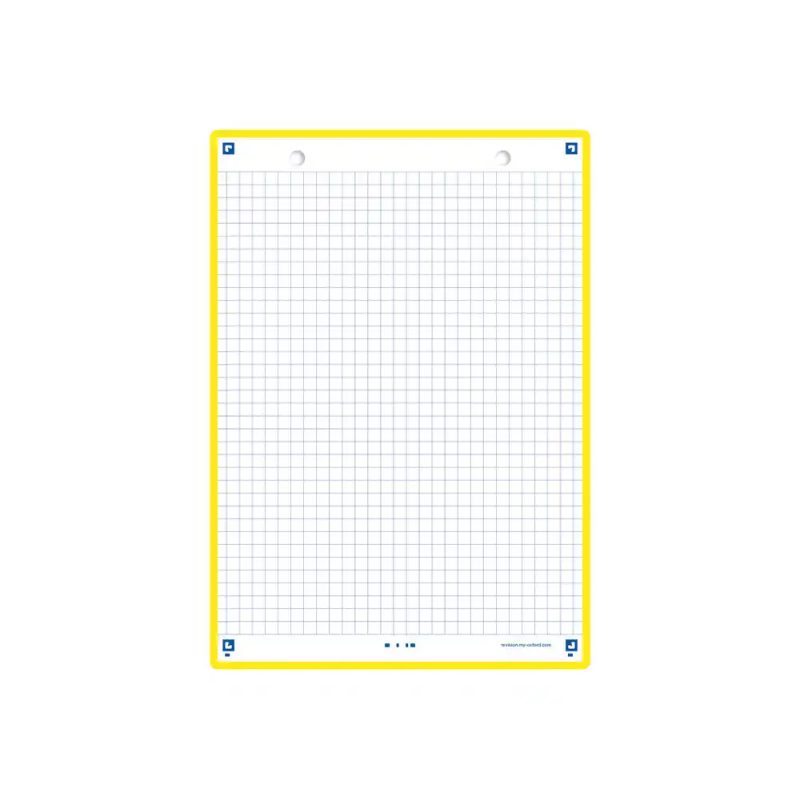 Ficha de revision oxford flashcards 2.0 148x210 mm 250 g cuadricula 5mm color amarillo paquete de 30