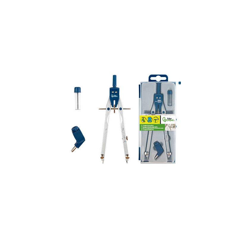 Compas liderpapel micrometrico con adaptador