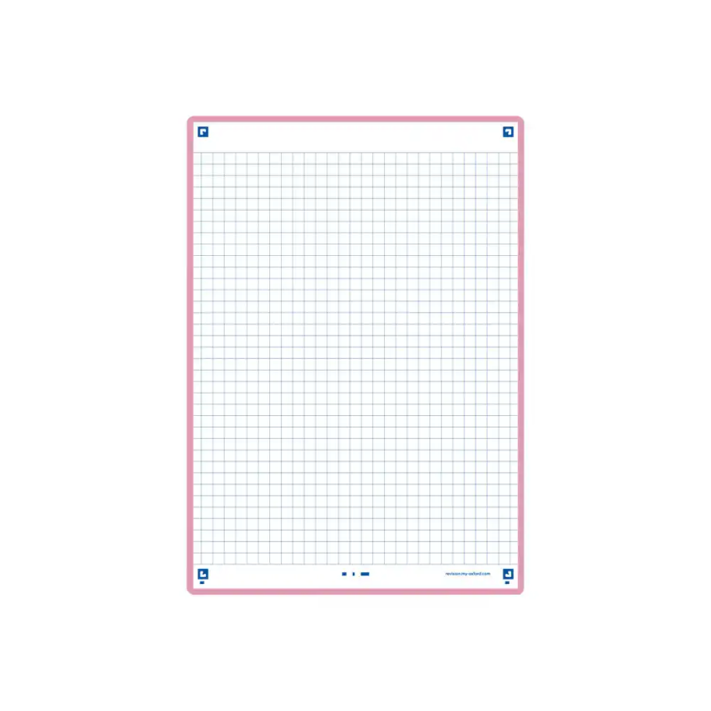 Ficha de revision oxford flashcards 2.0 148x210 mm 250 g cuadricula 5mm color rosa paquete de 30 unidades