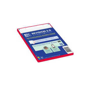Ficha de revision oxford flashcards 2.0 148x210 mm 250 g cuadricula 5mm color rojo paquete de 30 unidades