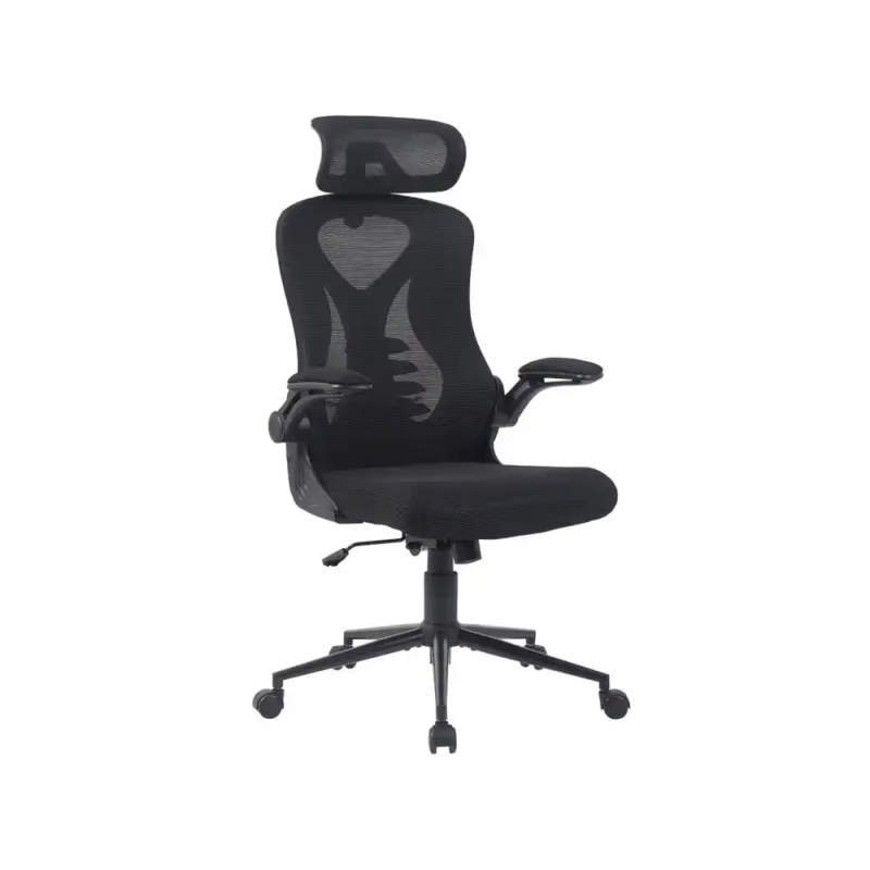 Silla de oficina archivo 2000 bolboreta mecanismo sincro refuerzo lumbar y respaldo de malla negro 690x640x1120-1220