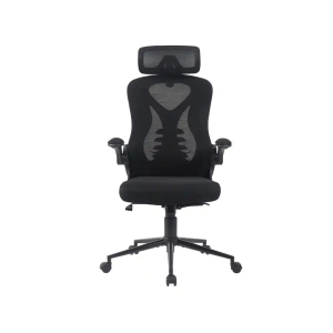 Silla de oficina archivo 2000 bolboreta mecanismo sincro refuerzo lumbar y respaldo de malla negro 690x640x1120-1220