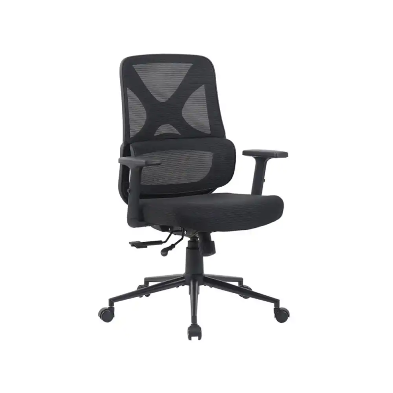 Silla de oficina archivo 2000 vespa mecanismo sincro respaldo malla y asiento traslack negro