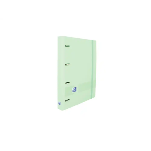 Carpeta con recambio oxford ebinder l&g pastel din a4+ 4 anillas 35 mm recambio 80 h cuadro 5 mm + juego 5