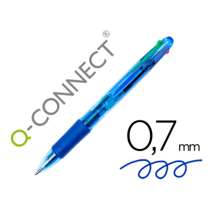 Boligrafo q-connect 4 en 1...