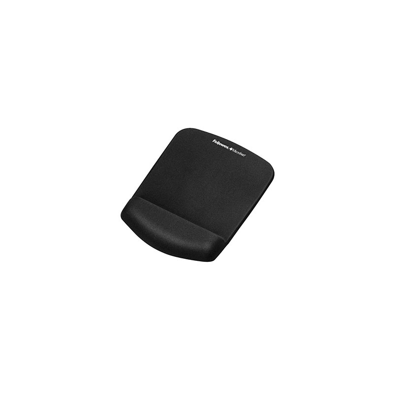 Alfombrilla fellowes para raton plush touch foam negro