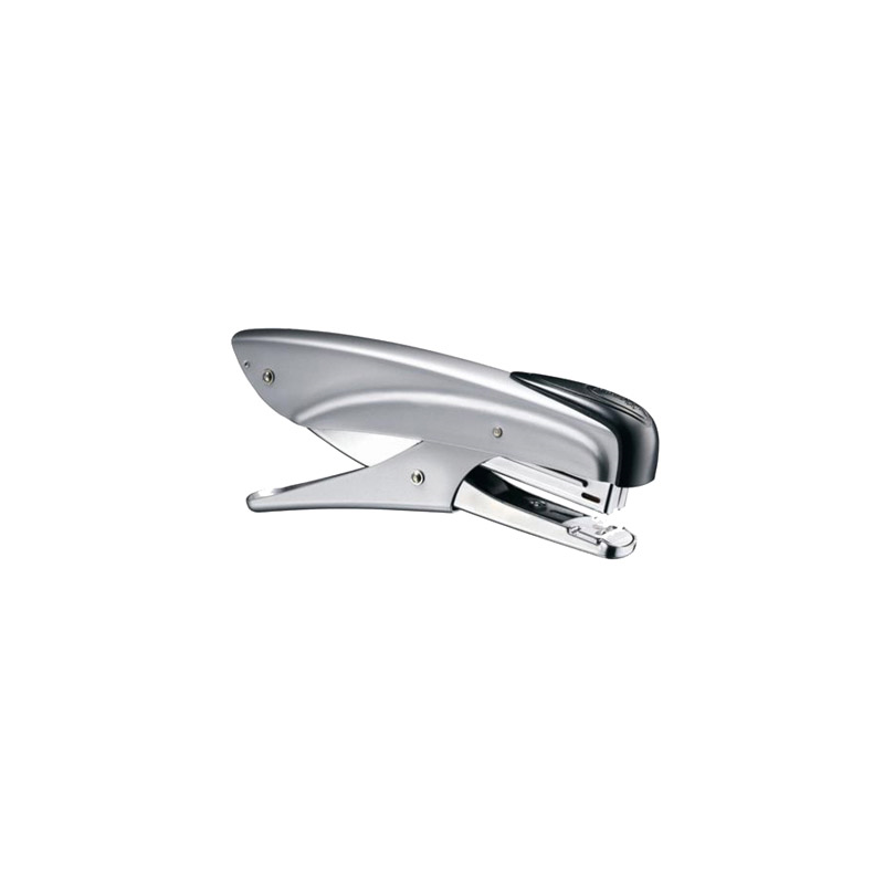 Grapadora maped universal metalica de tenaza capacidad 20 hojas usa grapas 26/6 en blister